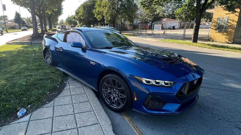 Here It Is, the First Known 2024 Ford Mustang GT Crash