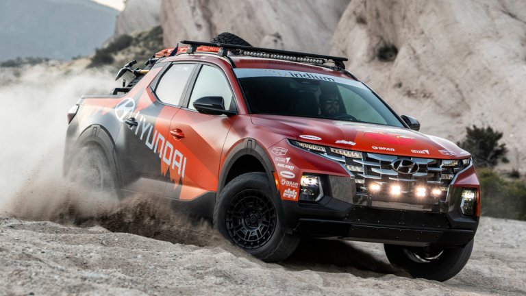 Hyundai Santa Cruz Gets ‘Minimal’ Off-Road Tweaks to Tackle Famous Rebelle Rally
