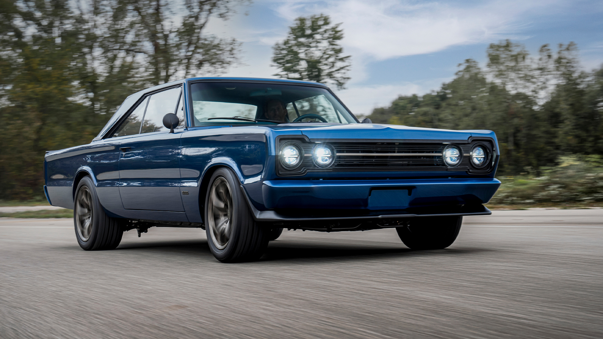 1967 Plymouth GTX conceptual eCrate conversion.