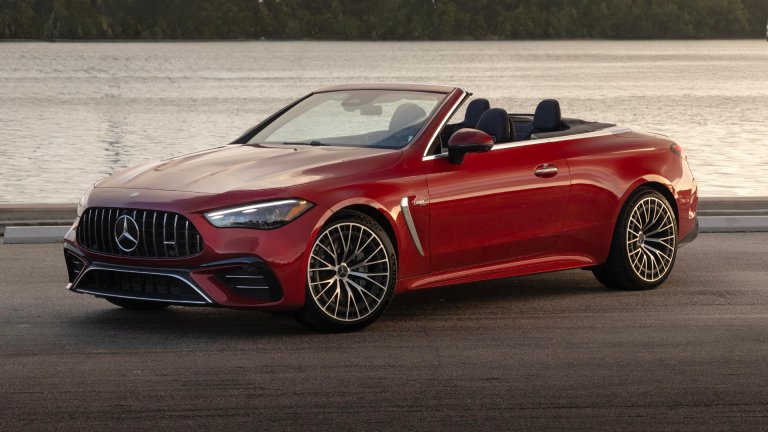 2025 Mercedes-AMG CLE 53 on location in Miami.
