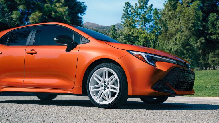 You Can Get Glossy White Wheels on the 2026 Toyota Corolla Hatch