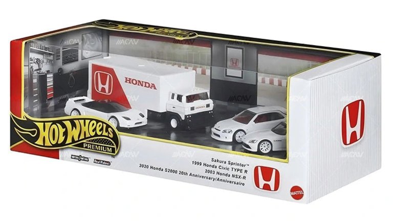 Hot Wheels Classic Honda set in box