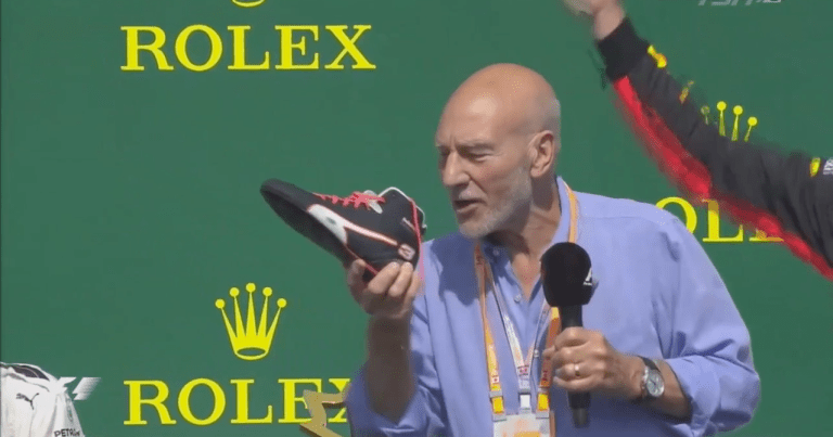 Sir Patrick Stewart Did the Shoey After the Canadian GP