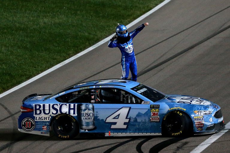 Kevin Harvick Gets His Fifth NASCAR Cup Win of the Season at Kansas Speedway