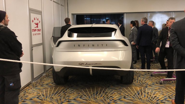 Infiniti QX Inspiration Electric SUV Concept Breaks Down Minutes Before World Premiere
