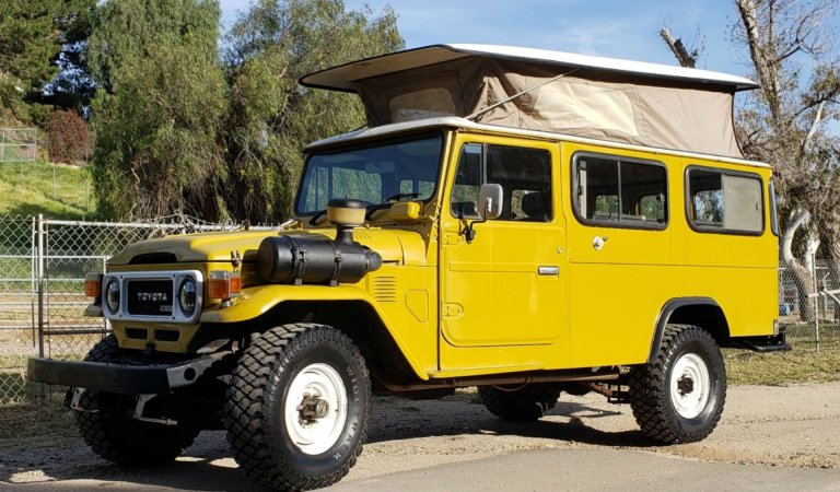 1979 Toyota HJ45 Pop Top Camper Will Make You Ditch the RV for Hit of Adventure