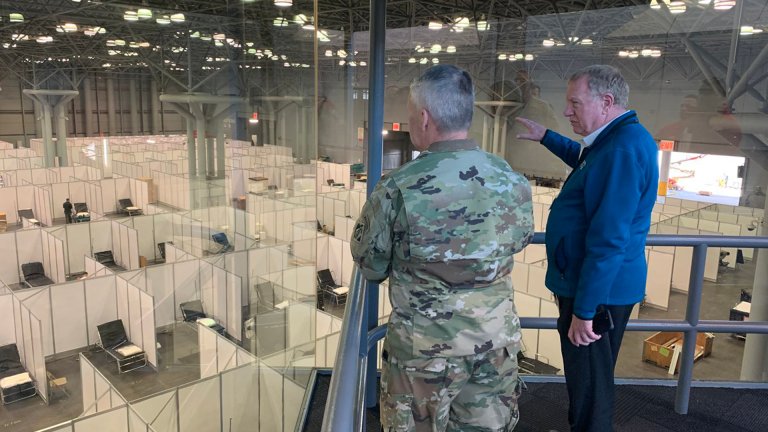 This Is What It Looks Like Inside New York’s Javits Center Right Now
