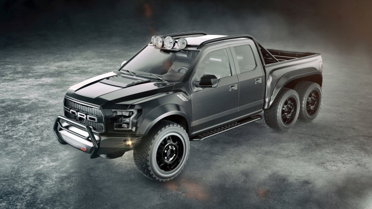 Hennessey’s VelociRaptor 6X6 Is a 600-Horsepower, 6-Wheel-Drive Beast
